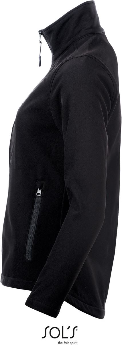 Race Women | Damen 2-Lagen Softshell Jacke (black)