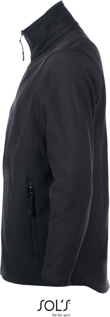 Race Men | Herren 2-Lagen Softshell Jacke (black)