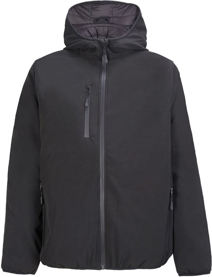 Falcon Padded Men | Herren 3-Lagen Winter Softshell Jacke (black)