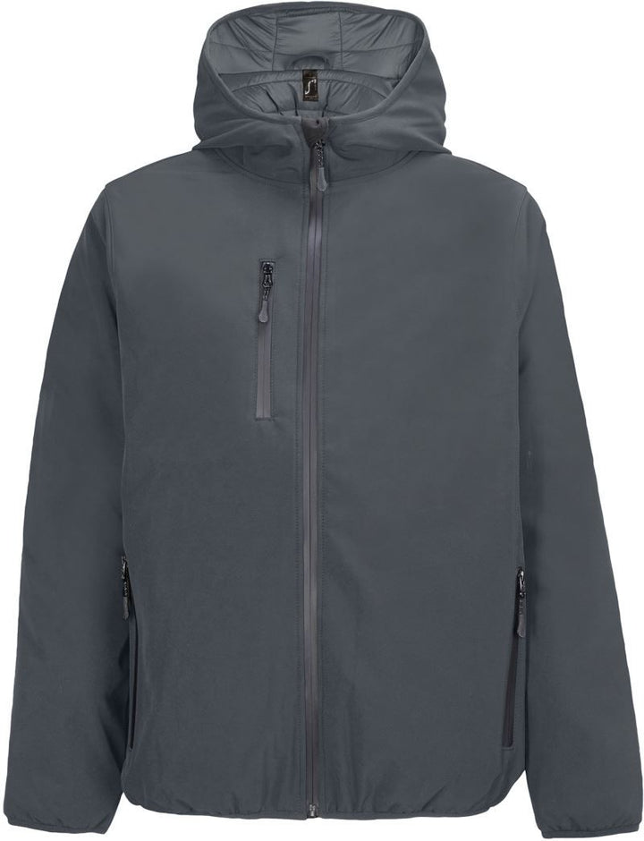 Falcon Padded Men | Herren 3-Lagen Winter Softshell Jacke (charcoal grey)