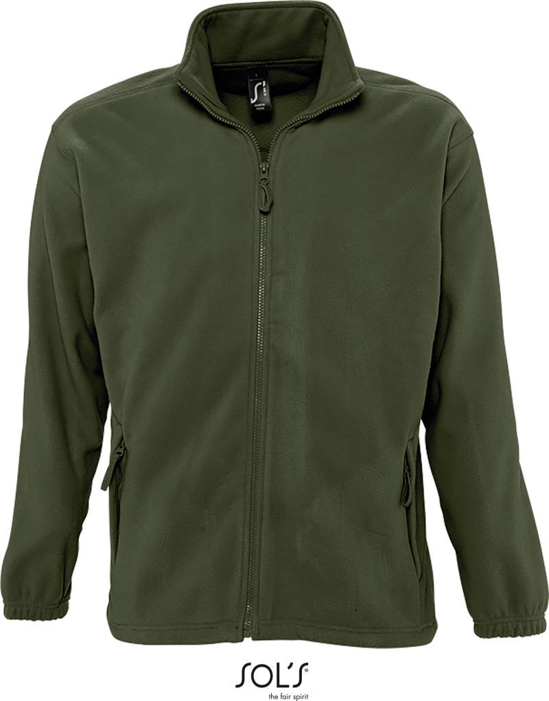 North | Fleece Jacke (army)
