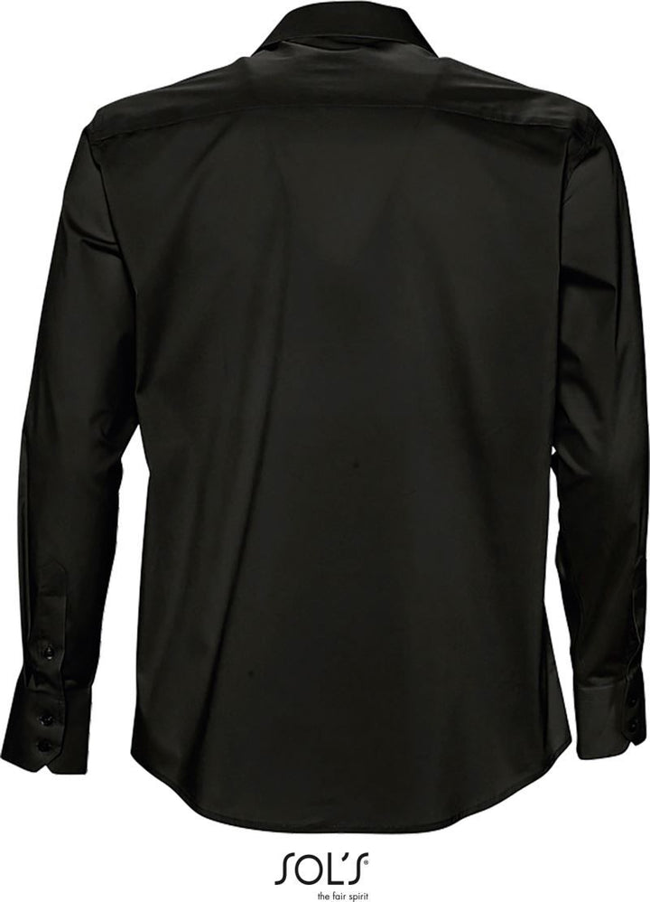 Brighton | Stretch Hemd langarm (black)
