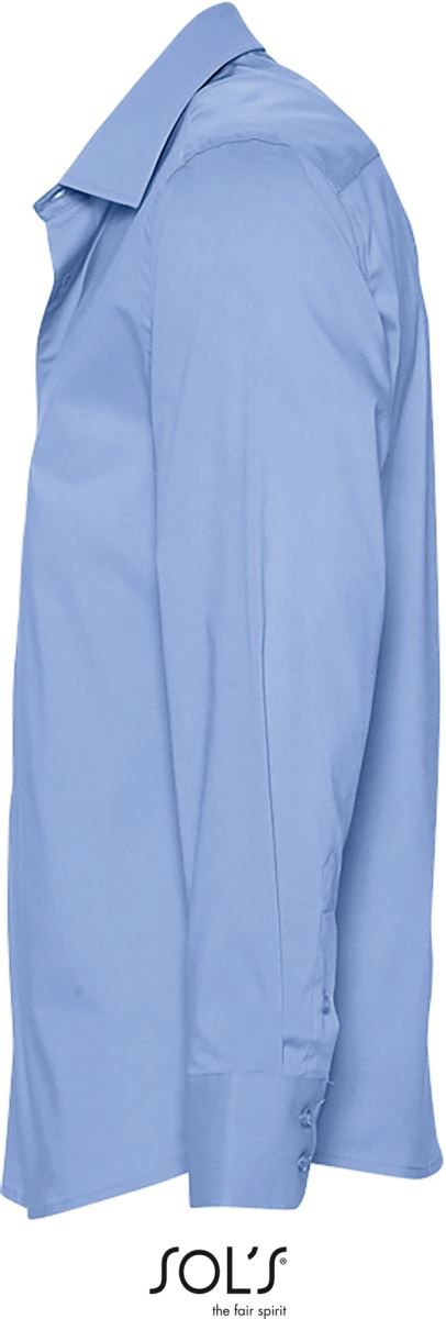 Brighton | Stretch Hemd langarm (bright sky)