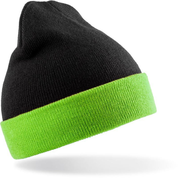 RC 930X | Strickmütze "Black Compass" (lime)