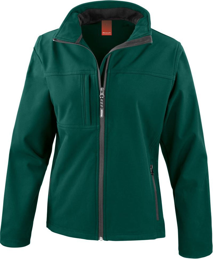 R 121F | Damen 3-Lagen Softshell Jacke (bottle green)