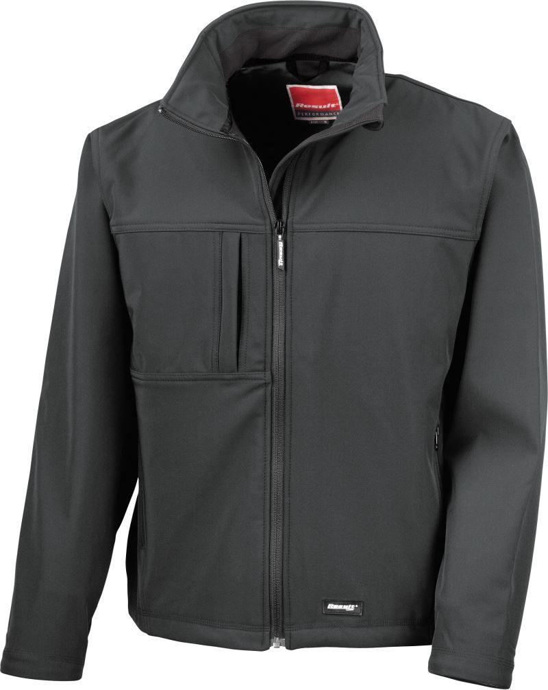 R 121M | Herren 3-Lagen Softshell Jacke (black)