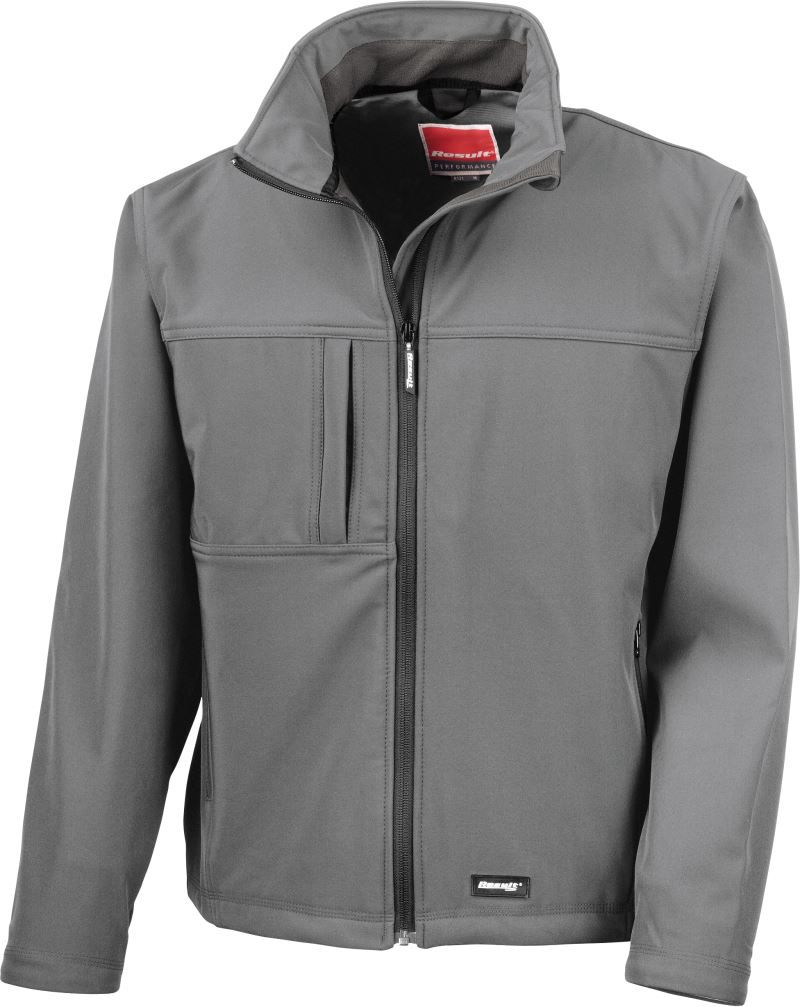 R 121M | Herren 3-Lagen Softshell Jacke (grey)
