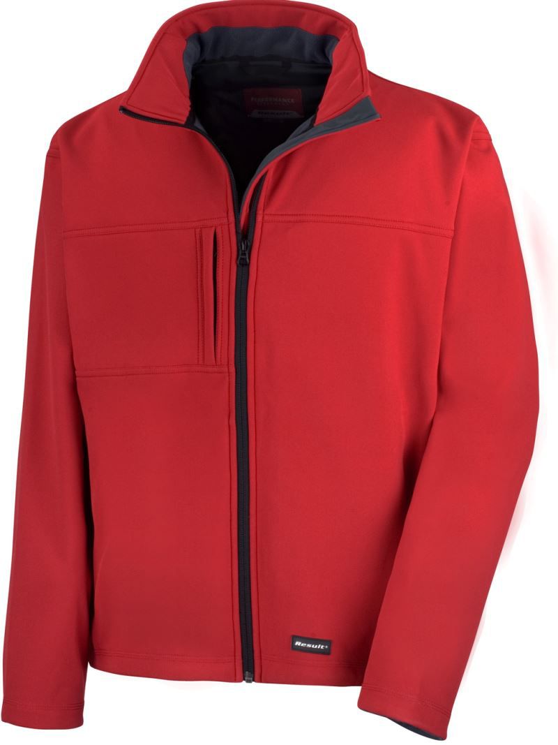 R 121M | Herren 3-Lagen Softshell Jacke (red)