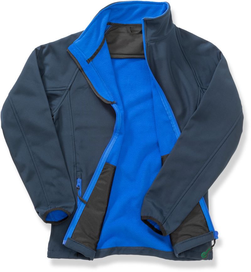 R 231F | Damen 2-Lagen Softshell Jacke "Printable" (royal)
