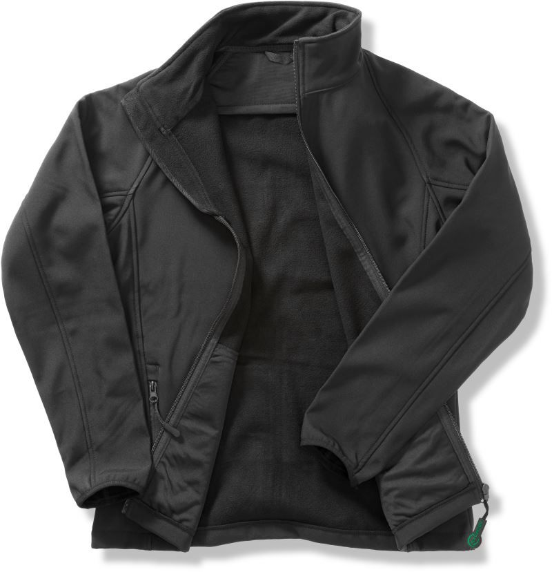R 231M | Herren 2-Lagen Softshell Jacke "Printable" (black)