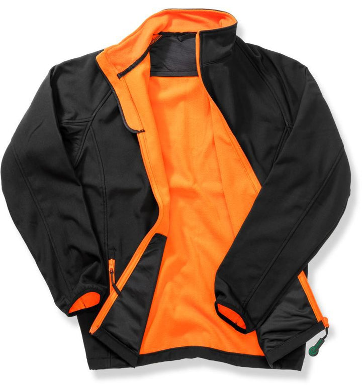 R 231M | Herren 2-Lagen Softshell Jacke "Printable" (orange)