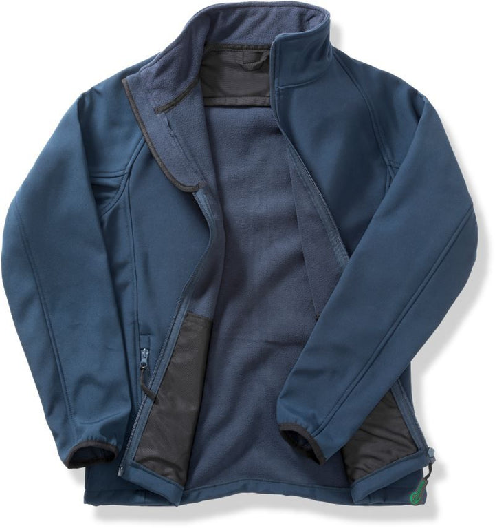 R 231M | Herren 2-Lagen Softshell Jacke "Printable" (navy)