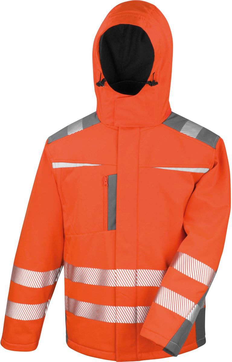 R 331X | Workwear Softshell Jacke "Dynamic" (fluorescent orange)