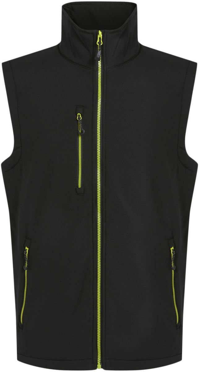 TRA 915 | 2-Lagen Softshell Bodywarmer "Navigate" (lime-green)