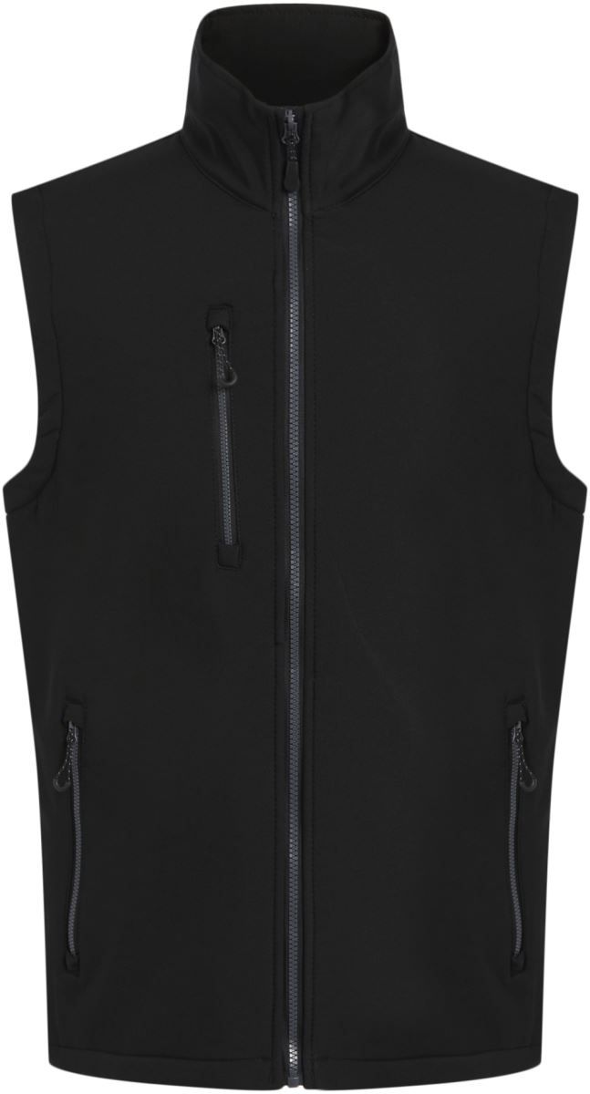 TRA 915 | 2-Lagen Softshell Bodywarmer "Navigate" (seal-grey)