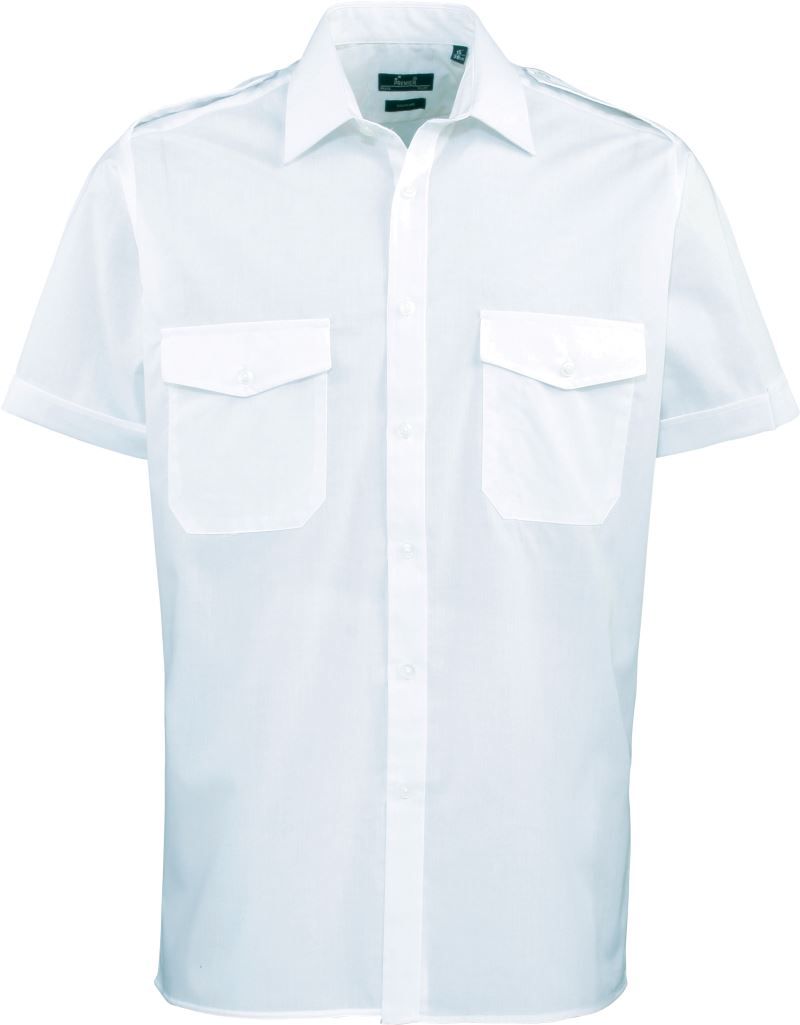 PR 212 | Piloten Hemd kurzarm (light blue)