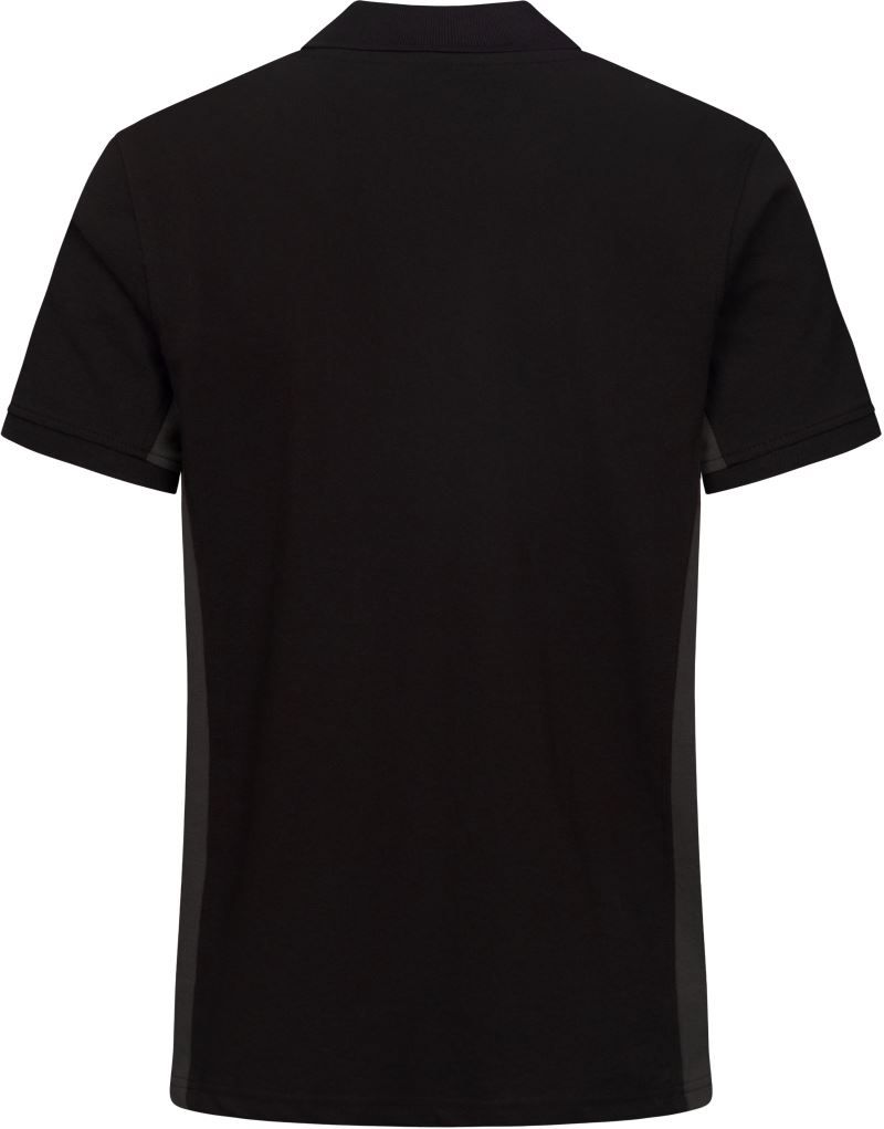4590 | Unisex Kontrast Workwear Polo - EXCD (charcoal)