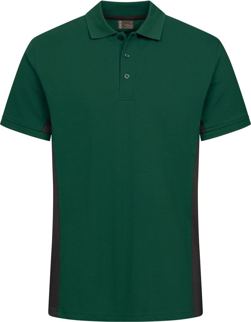 4590 | Unisex Kontrast Workwear Polo - EXCD (charcoal)