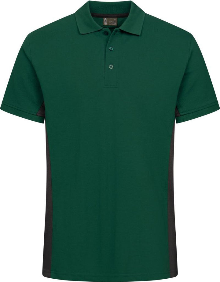 4590 | Unisex Kontrast Workwear Polo - EXCD (charcoal)