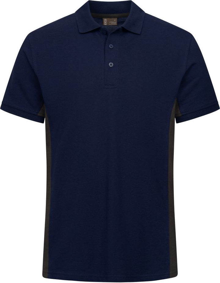 4590 | Unisex Kontrast Workwear Polo - EXCD (charcoal)