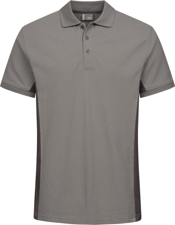 4590 | Unisex Kontrast Workwear Polo - EXCD (charcoal)