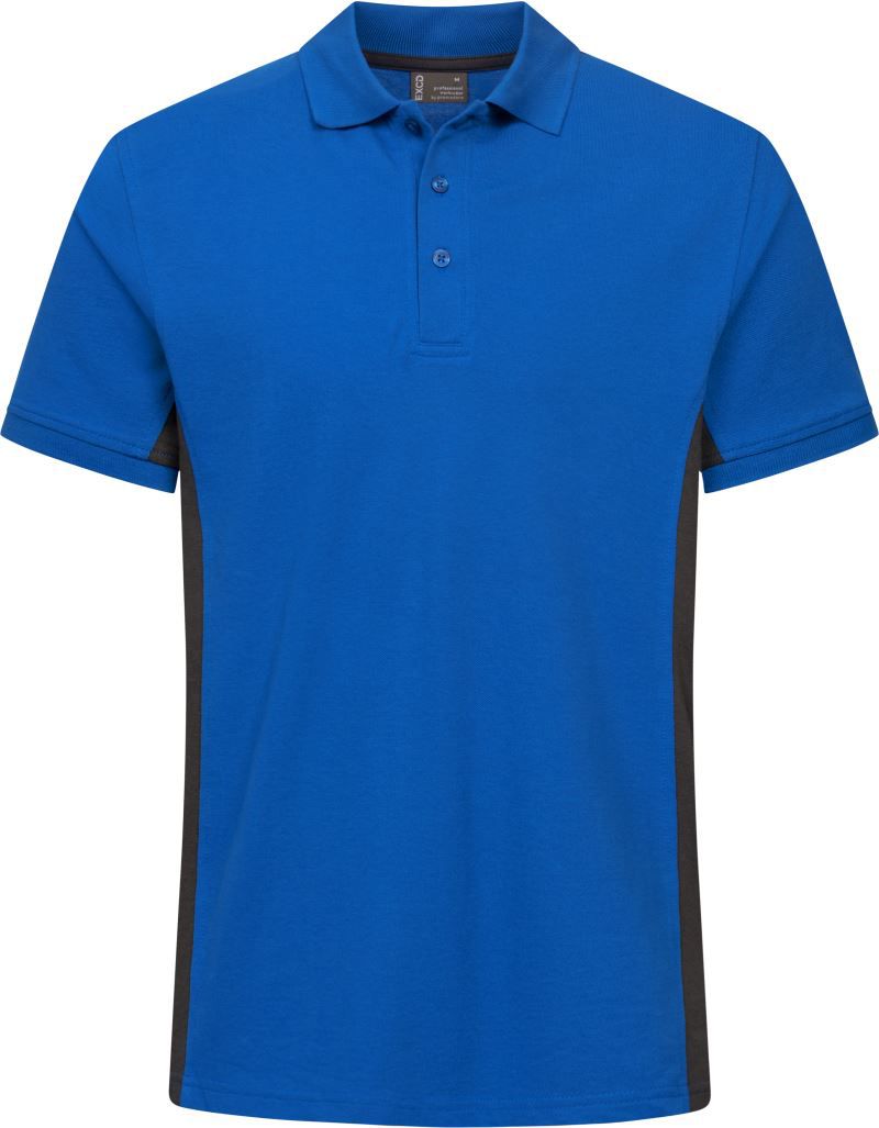 4590 | Unisex Kontrast Workwear Polo - EXCD (charcoal)