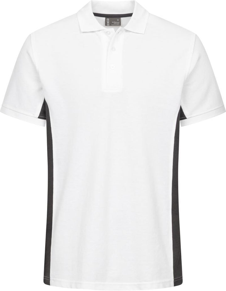 4590 | Unisex Kontrast Workwear Polo - EXCD (charcoal)