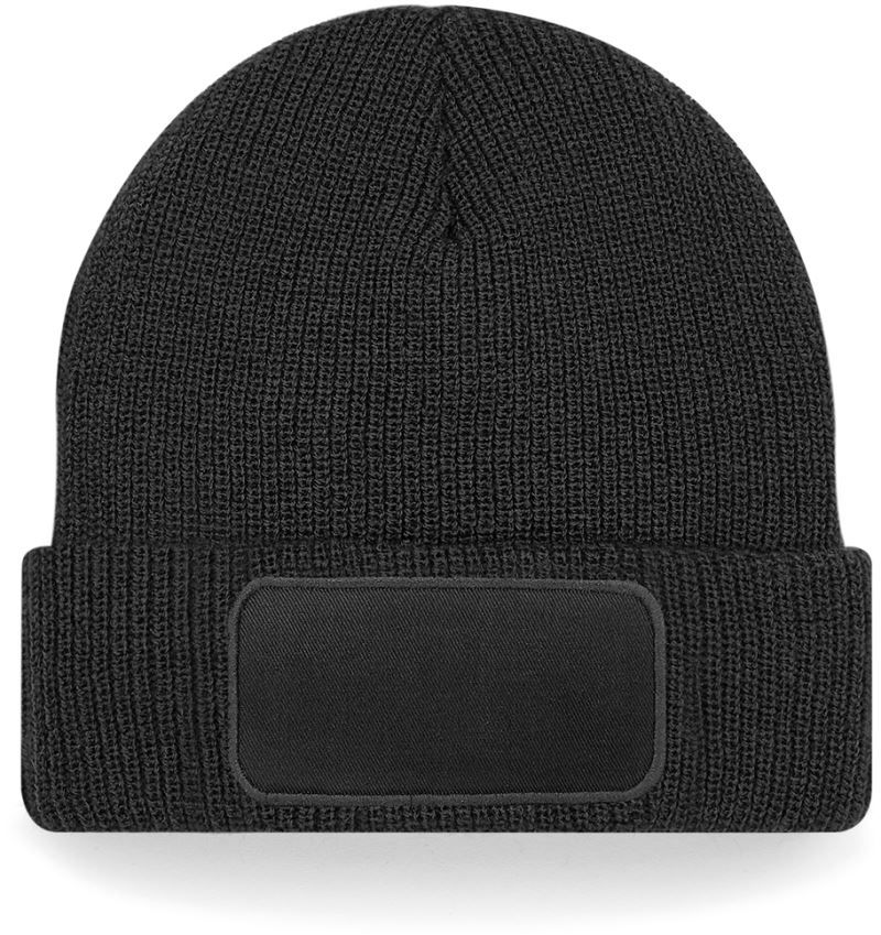 B 440 | Thinsulate™ Patch Beanie (black)
