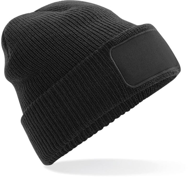 B 440 | Thinsulate™ Patch Beanie (black)