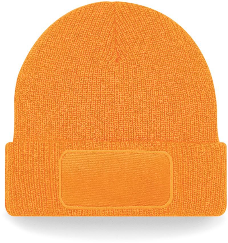 B 440 | Thinsulate™ Patch Beanie (fluorescent orange)