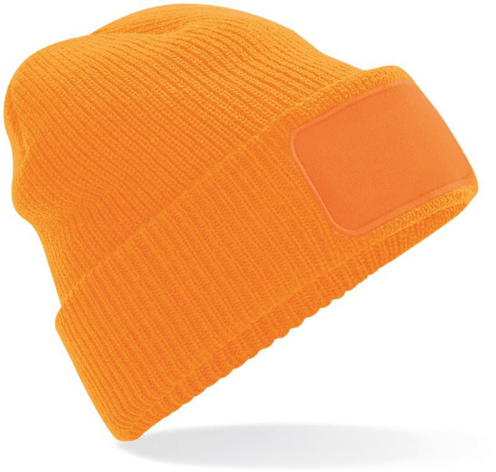 B 440 | Thinsulate™ Patch Beanie (fluorescent orange)