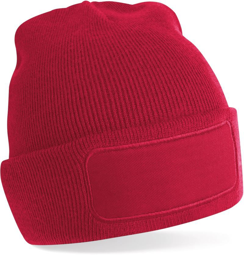 B 445 | Patch Beanie (classic red)