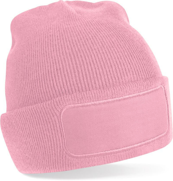 B 445 | Patch Beanie (dusky pink)