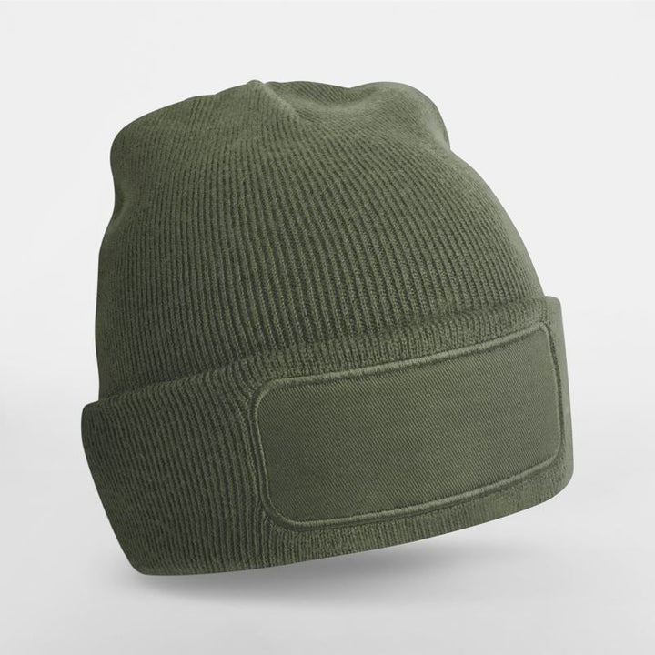 B 445 | Patch Beanie (olive green)