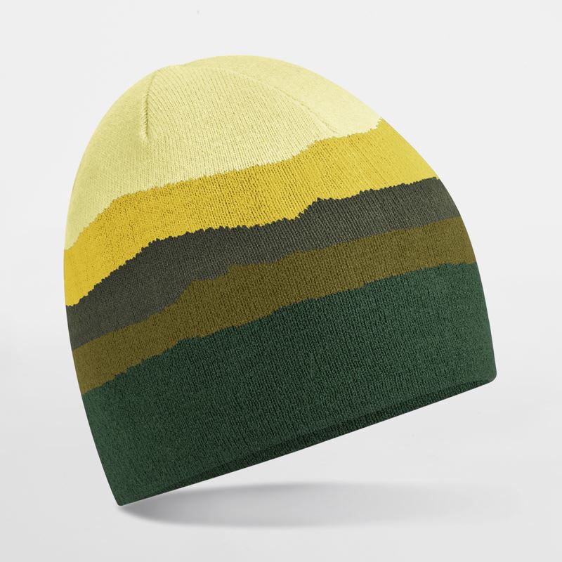 B 394R | Strickmütze "Mountain Peaks" (alpine peaks)