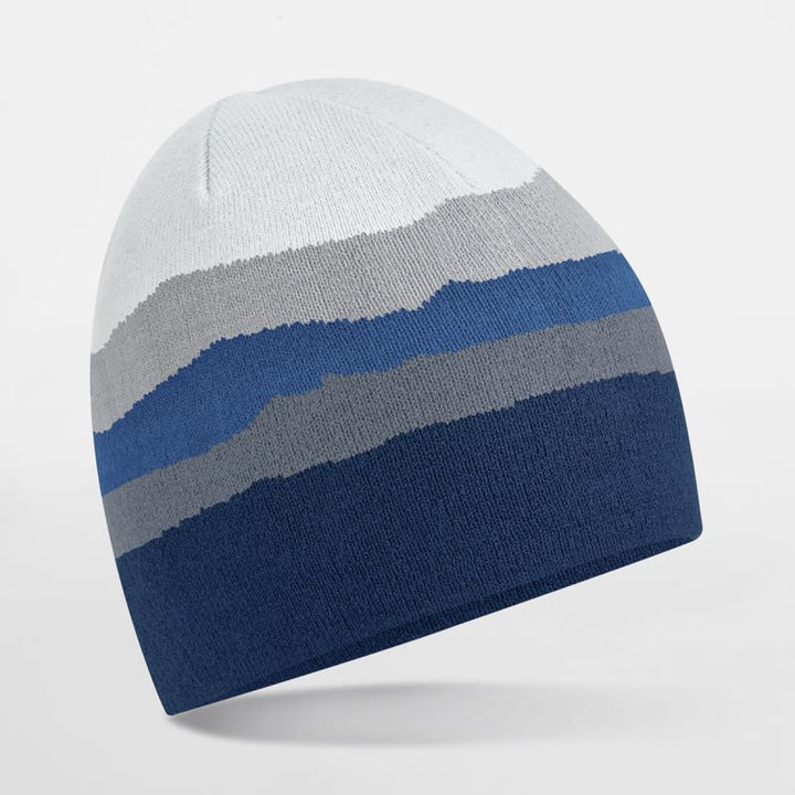 B 394R | Strickmütze "Mountain Peaks" (rocky peaks)