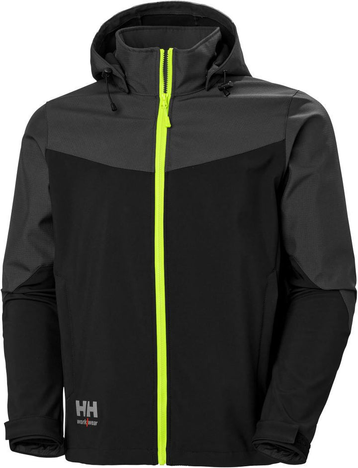 Oxford 74290 | 3-Lagen Kapuzen Softshell Jacke "Oxford" (ebony)