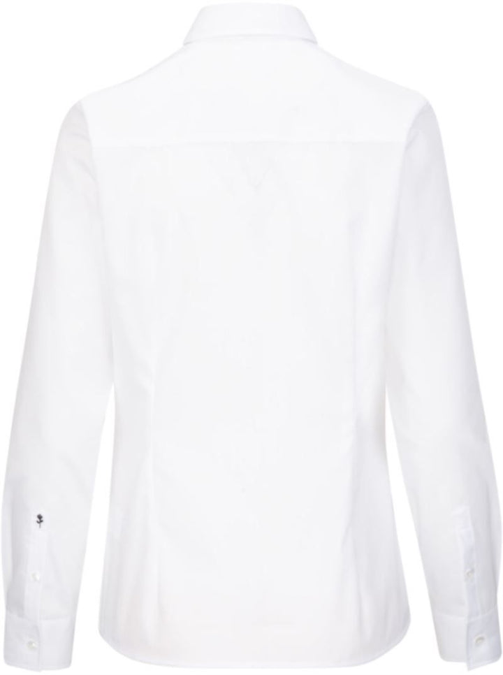 Blouse Regular LSL | Popeline Bluse langarm (white)