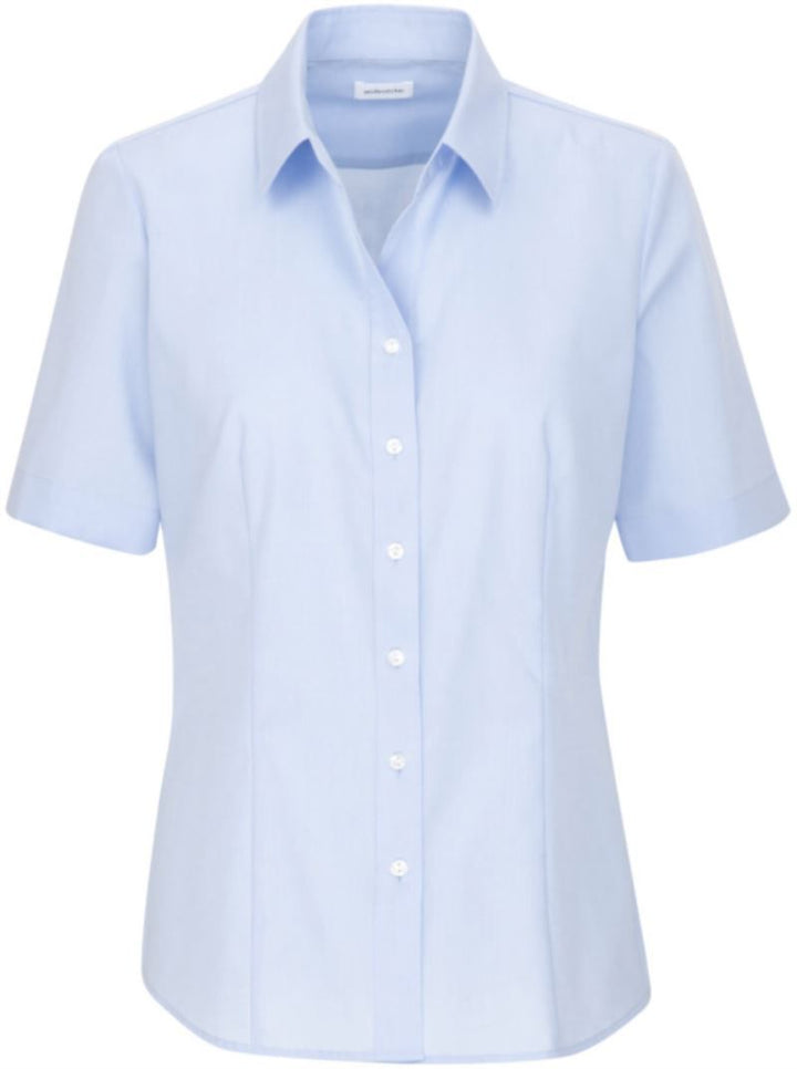Blouse SSL | Bluse kurzarm (light blue)