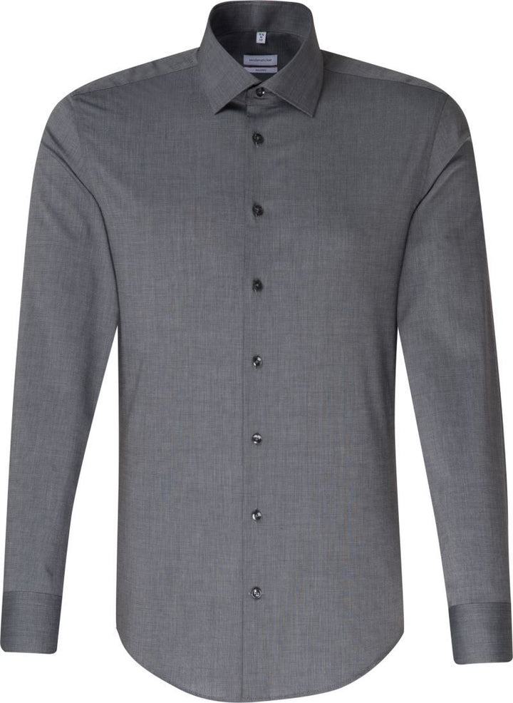 Shirt Shaped LSL | Hemd langarm (anthracite)