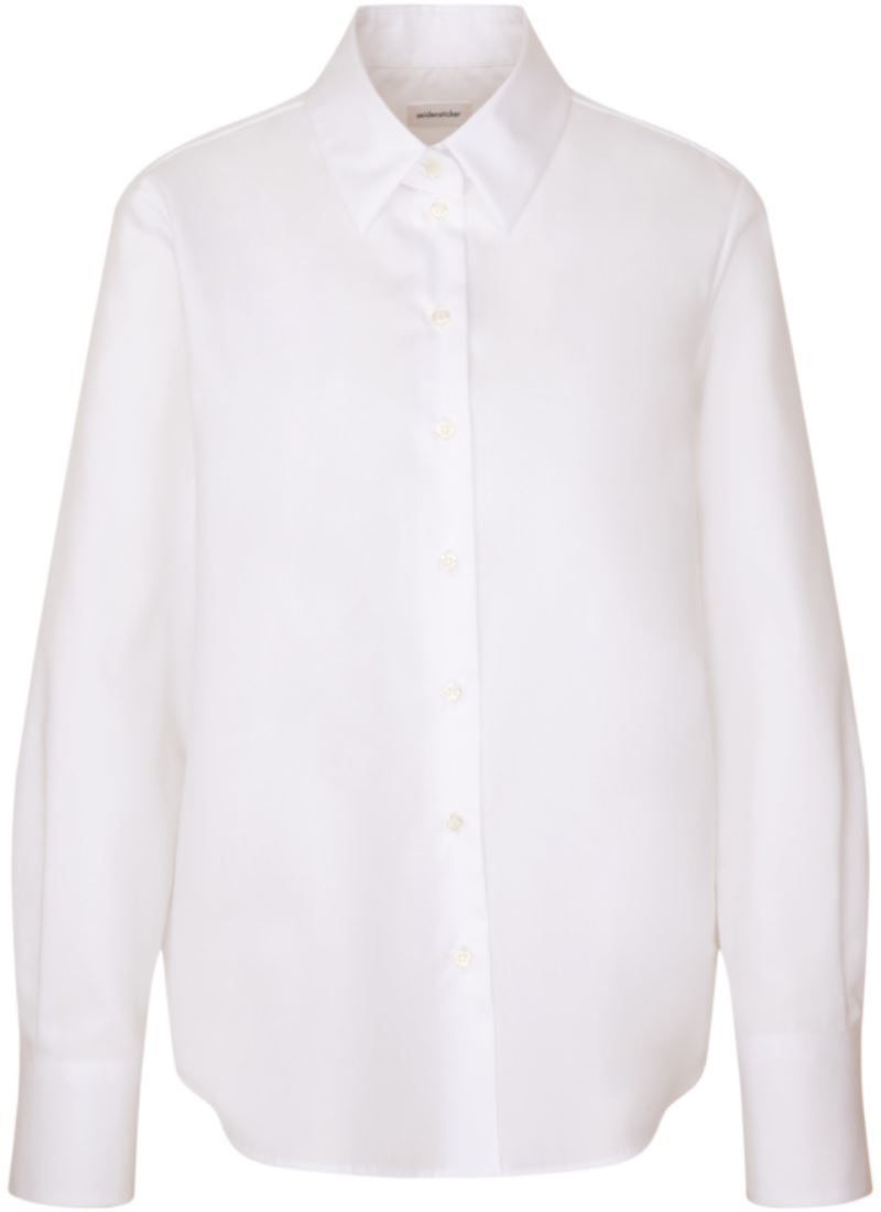 Blouse Regular LSL | A-Linien Bluse langarm (white)
