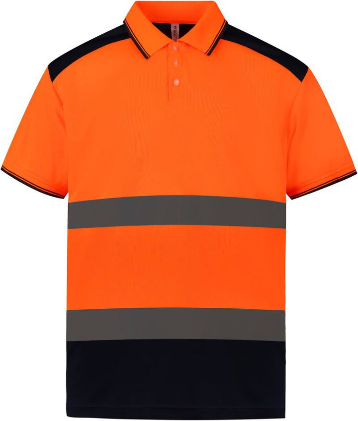 HVJ 220 | Hi-Vis Piqué Polo (navy)