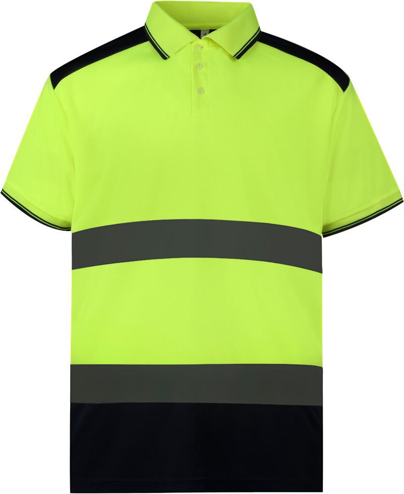 HVJ 220 | Hi-Vis Piqué Polo (navy)