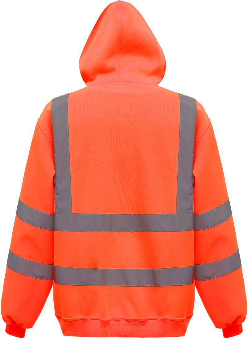 HVK 05 | Hi-Vis Kapuzen Sweater (hi vis orange)