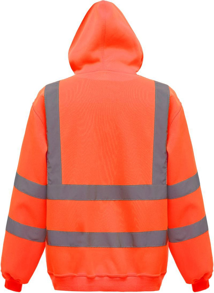 HVK 05 | Hi-Vis Kapuzen Sweater (hi vis orange)