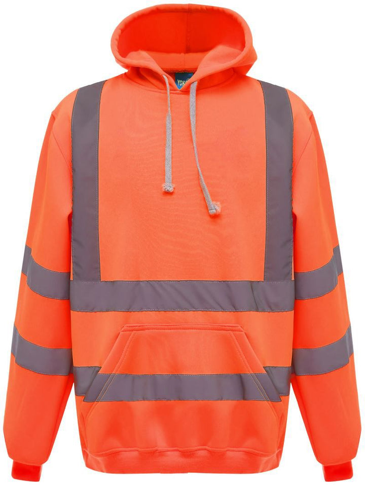 HVK 05 | Hi-Vis Kapuzen Sweater (hi vis orange)