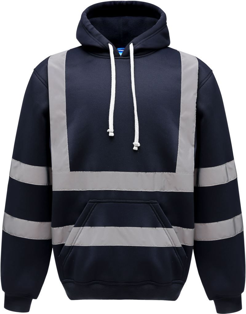 HVK 05 | Hi-Vis Kapuzen Sweater (navy)