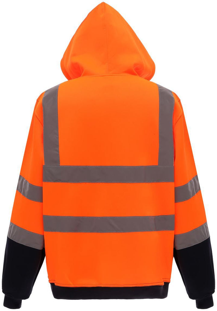 HVK 07 | Hi-Vis Kapuzen Sweatjacke (navy)