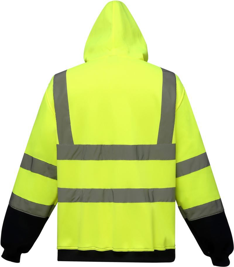 HVK 07 | Hi-Vis Kapuzen Sweatjacke (navy)