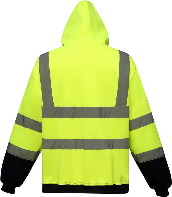 HVK 07 | Hi-Vis Kapuzen Sweatjacke (navy)